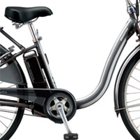 女性に優しい電動アシスト自転車＞ デュアルドライブ搭載の最低床U型