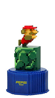 PEPSI：スーパーマリオブラザーズ ドットボトルキャップ コレクション