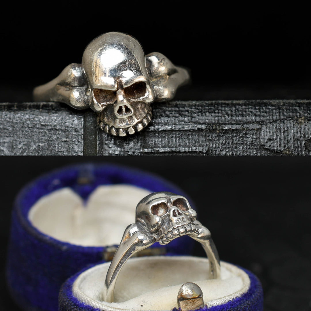 Vintage Silver Skull Ring – Butter Lane Antiques