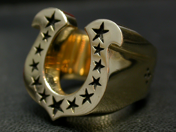 来店買取】TENDERLOIN テンダーロイン 8Kゴールド ホースシューリング