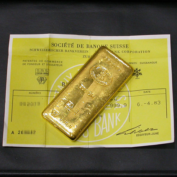 来店買取】K24スイスバンクインゴット500g買取解説｜海外ゴールドバー