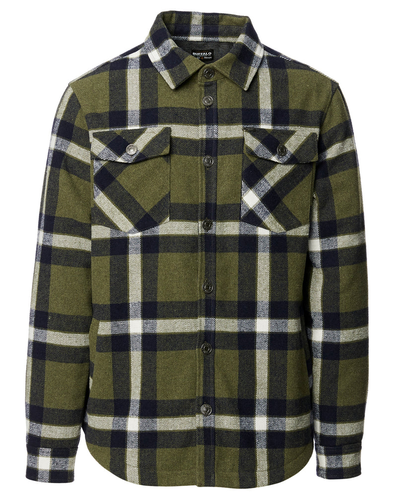 Japuy Men's Shacket in Green Black Plaid – Buffalo Jeans CA