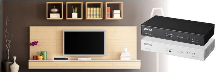 LSW6-GT-8NS/BK : スイッチングハブ | バッファロー