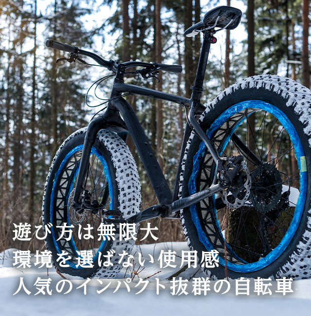 Buggs.Bike｜環境を選ばない人気のファットバイク