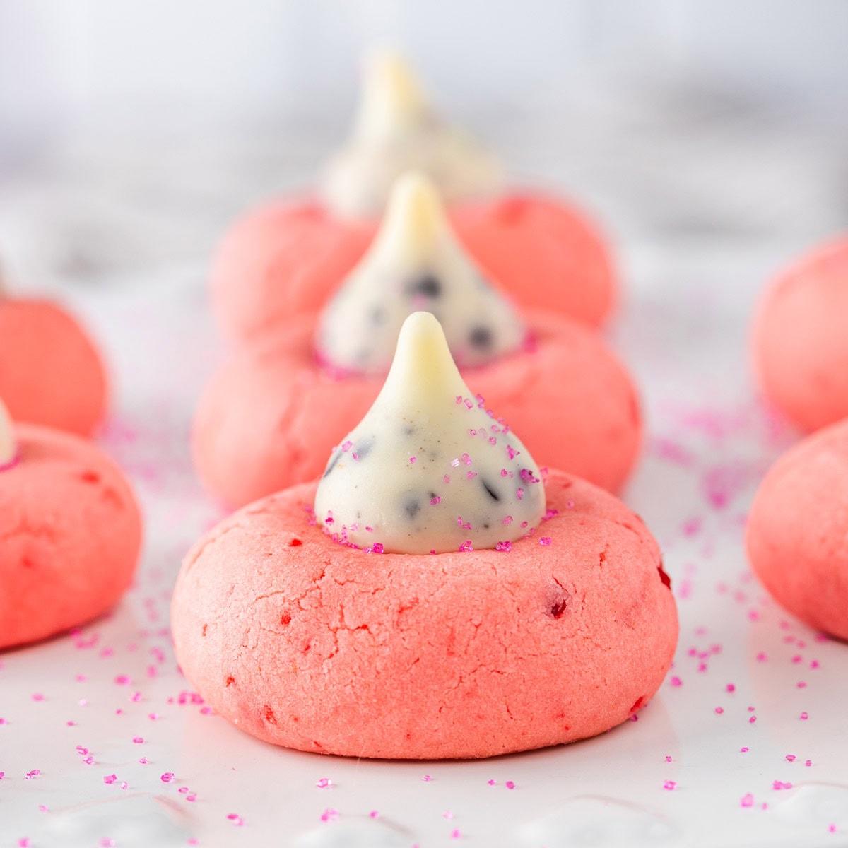 Cherry Kiss Cookies | Bunsen Burner Bakery