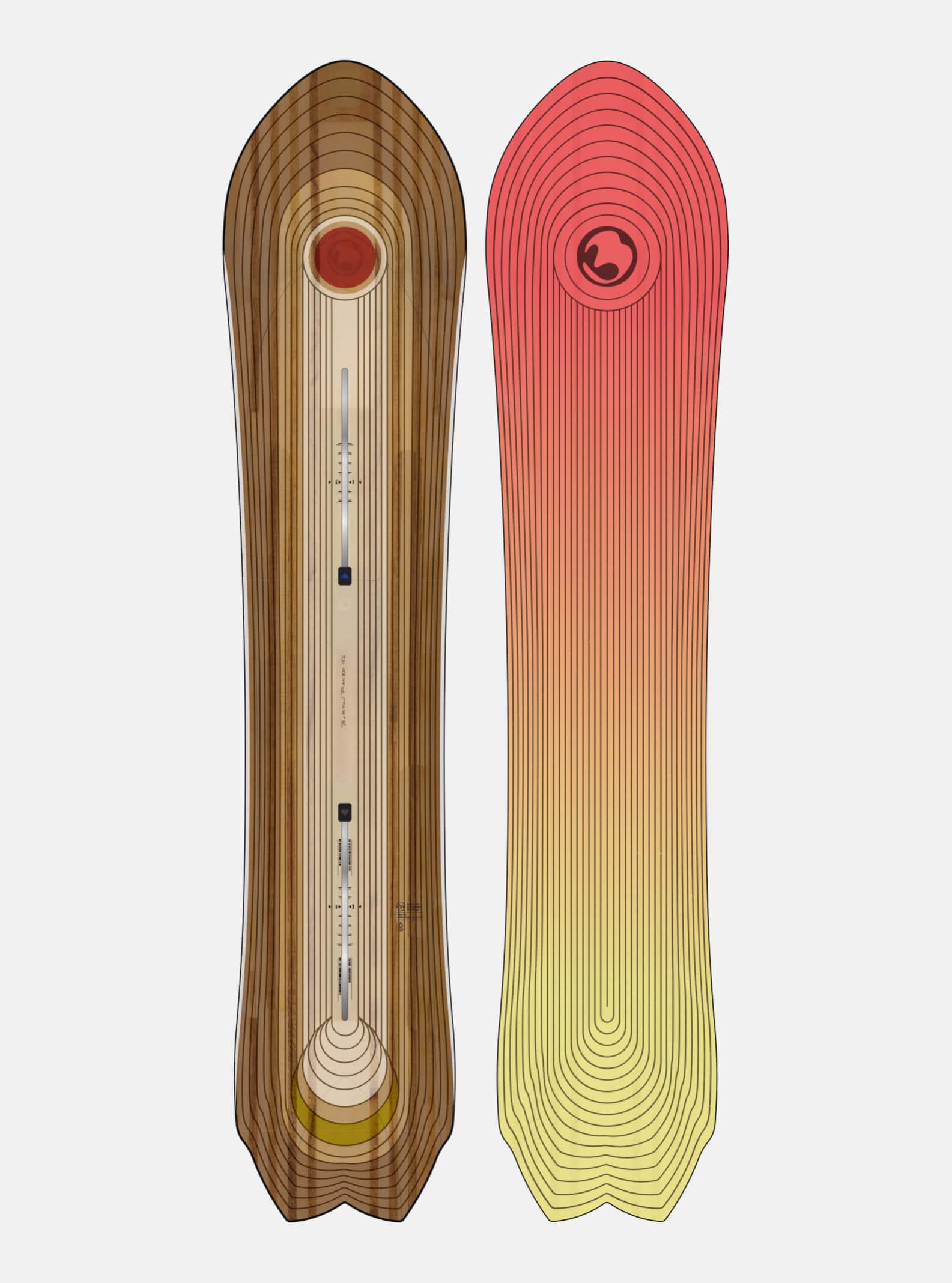 Burton Fish 3D Directional Flat Top Snowboard (Sample) | Burton