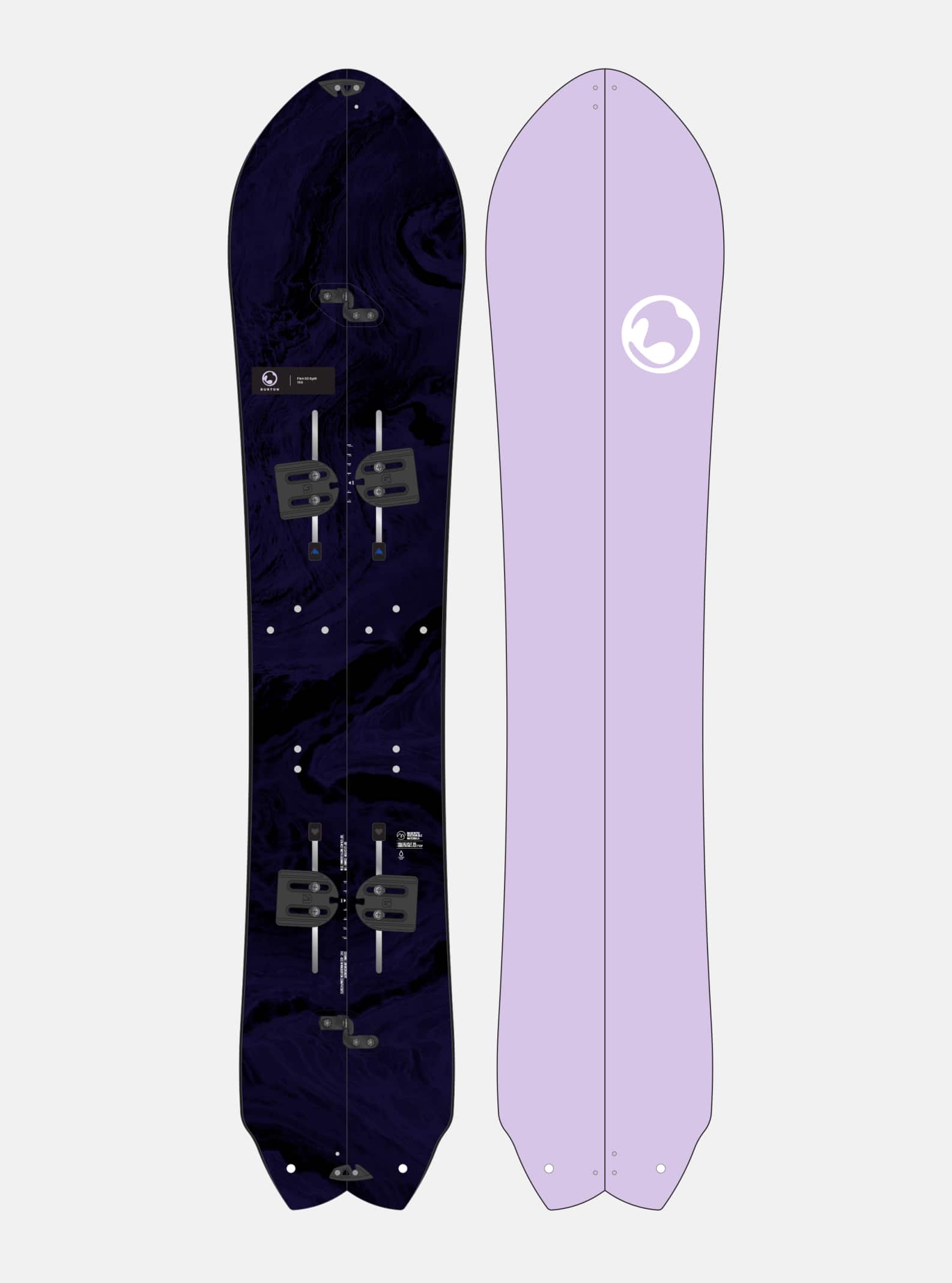 サンプル】Burton 3D Fish Flat Top Splitboard (Sample) | Burton.com