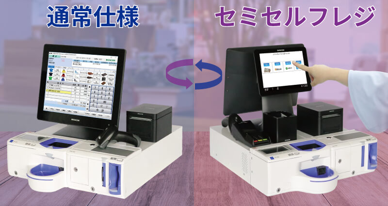 人手不足解消に役立つ「自動釣銭機付きPOSレジセット」発売 – 株式会社