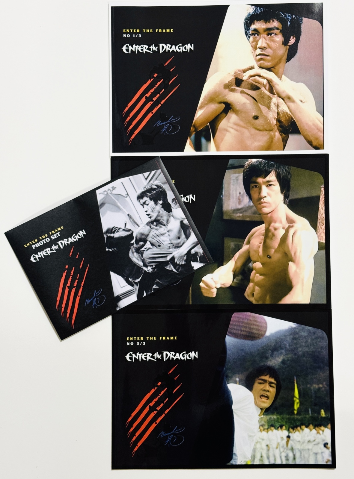 エンターザフレーム燃えよドラゴン3部セット（イギリス本）｜ブルース