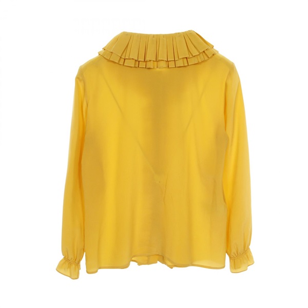 ミュウ ミュウ(Miu Miu)ミュウ ミュウ リボン フリル ブラウス 衣料品