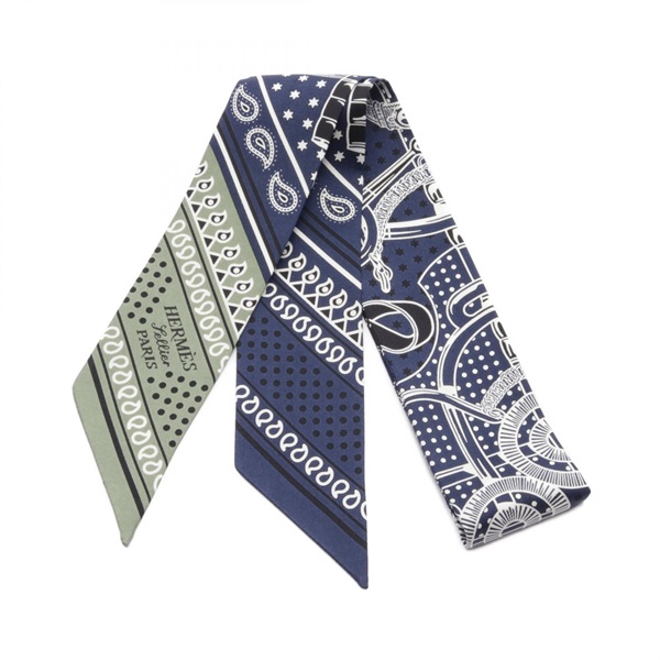 エルメス(HERMES)エルメス ツイリー Eperon d'Or Bandana スカーフ