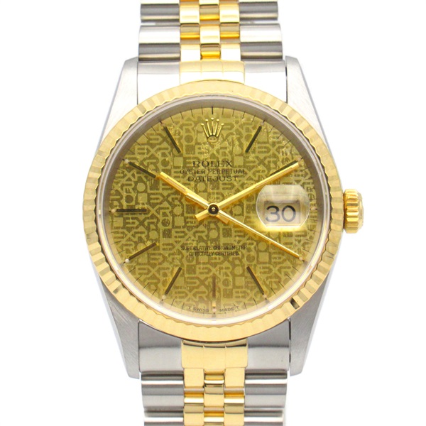 ロレックス(ROLEX)ロレックス デイトジャスト S番 腕時計 時計 メンズ