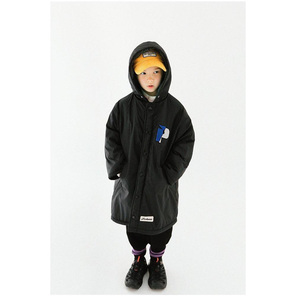 ピーチーズ】ワッペンつきベンチコート 2024秋冬 ｜子供服&ベビー服