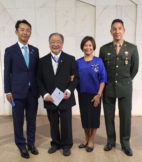 ブラジル外務省＝二宮さんらにコメンダドール位叙勲＝リオ・ブランコ