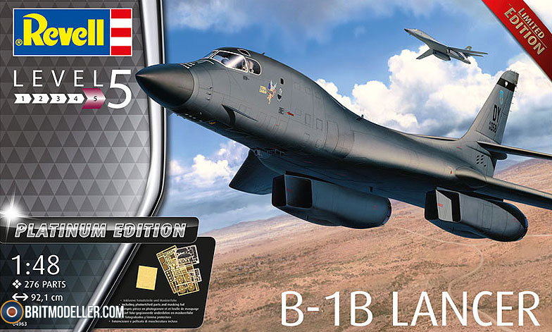 B-1B Lancer Bomber Platinum Edition (04963) 1:48 - Kits