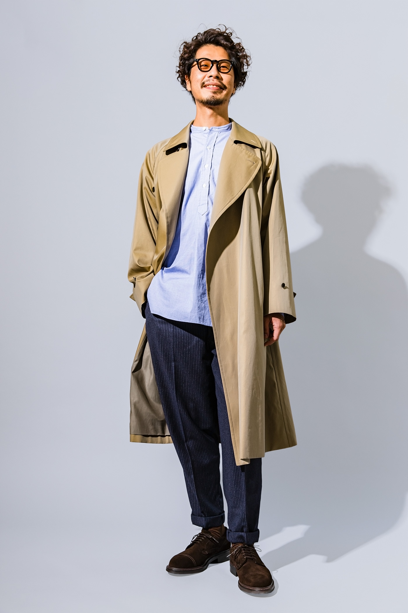 スタイリスト四方章敬監修 ブリティッシュメイドオリジナルコートが