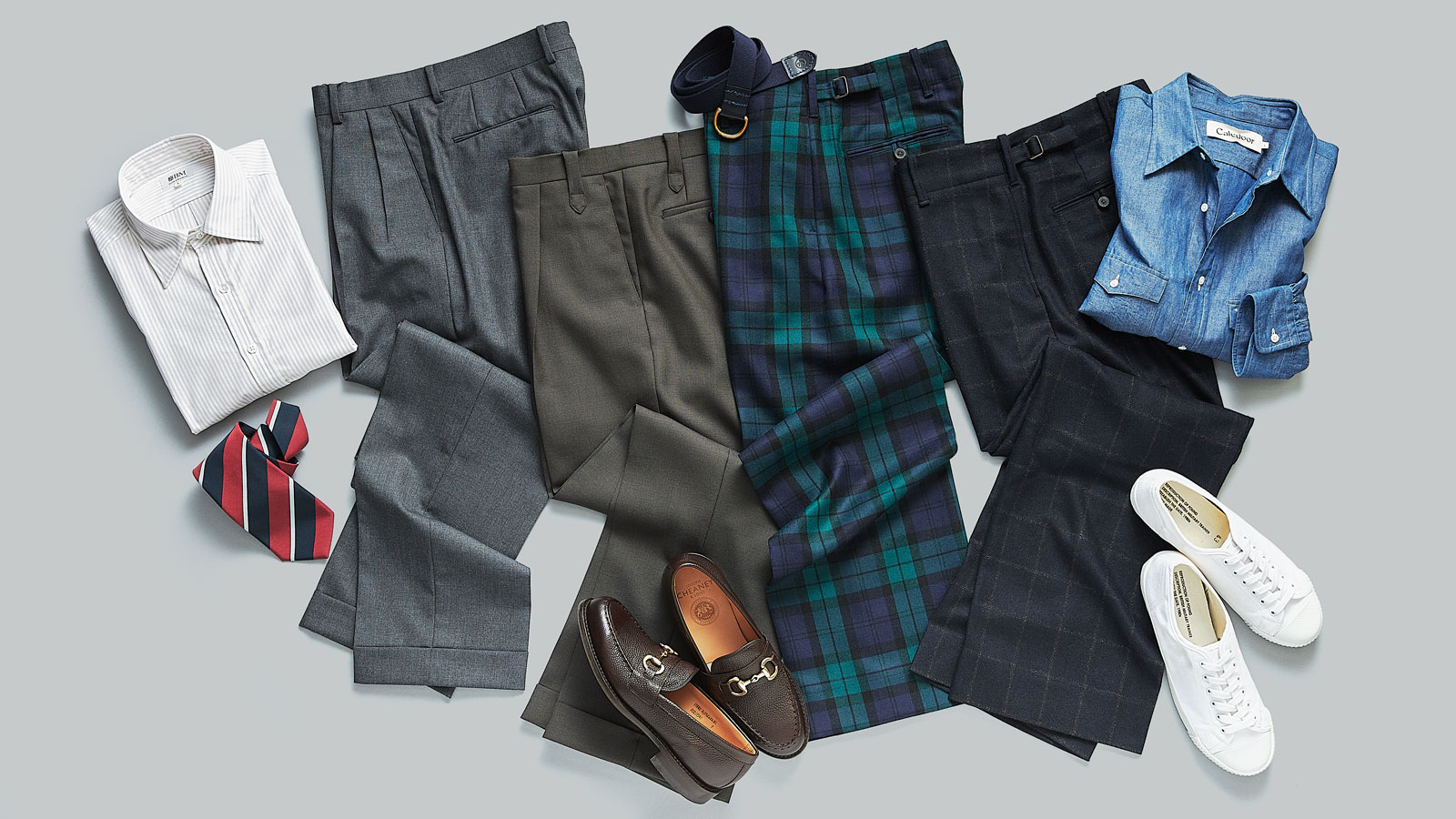 トラウザーズから始める秋支度｜ブリティッシュメイド MEN | BRITISH