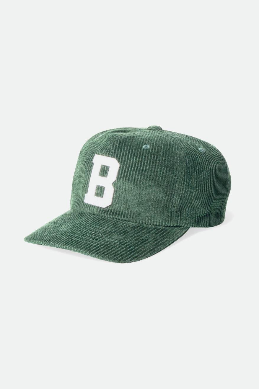 Unisex Big B Adjustable Hat in Emerald Cord – Brixton