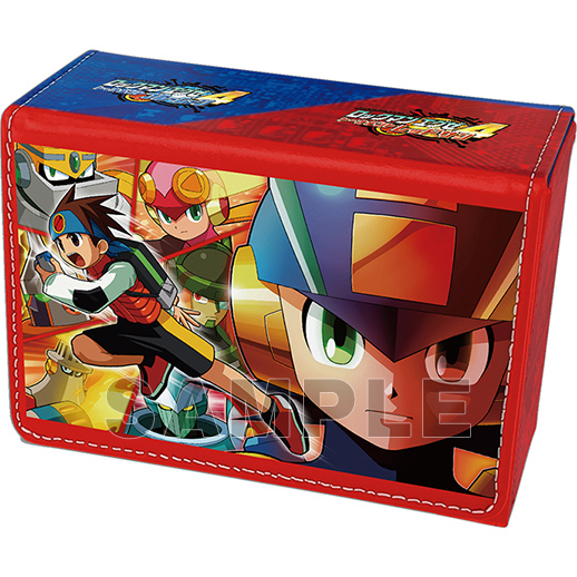 合皮製デッキケースW ロックマン | TCG / サプライ| 株式会社ブロッコリー