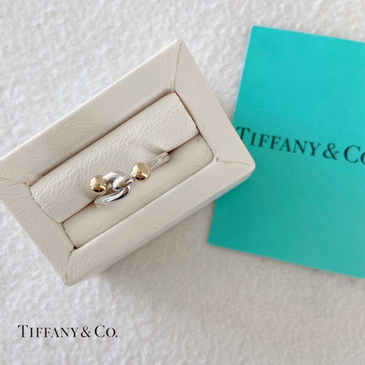 Tiffany＆Co.（ティファニー）ラブノットリング SV／K18ゴールド｜新潟