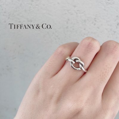 Tiffany＆Co.（ティファニー）ラブノットリング SV／K18ゴールド｜新潟