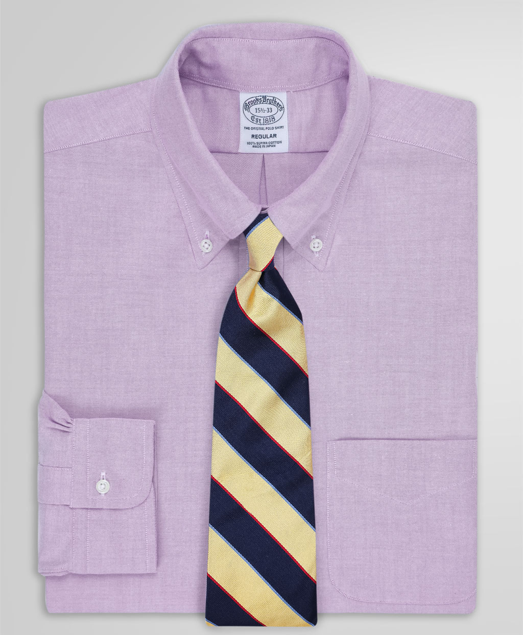 スーピマコットン オックスフォード ドレスシャツ Regular Fit