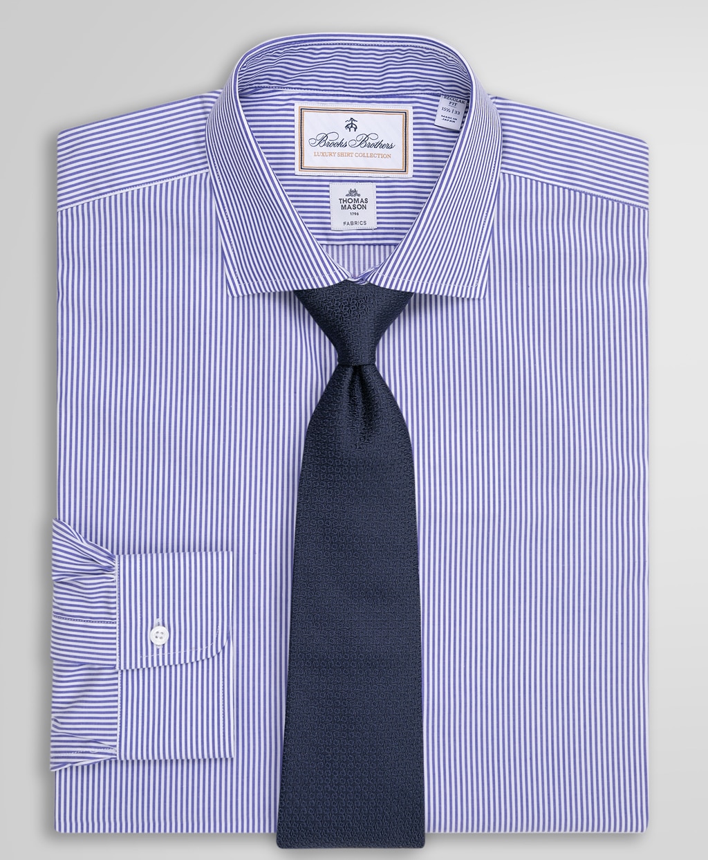 マイクロストライプ ドレスシャツ Regular Fit | Brooks Brothers