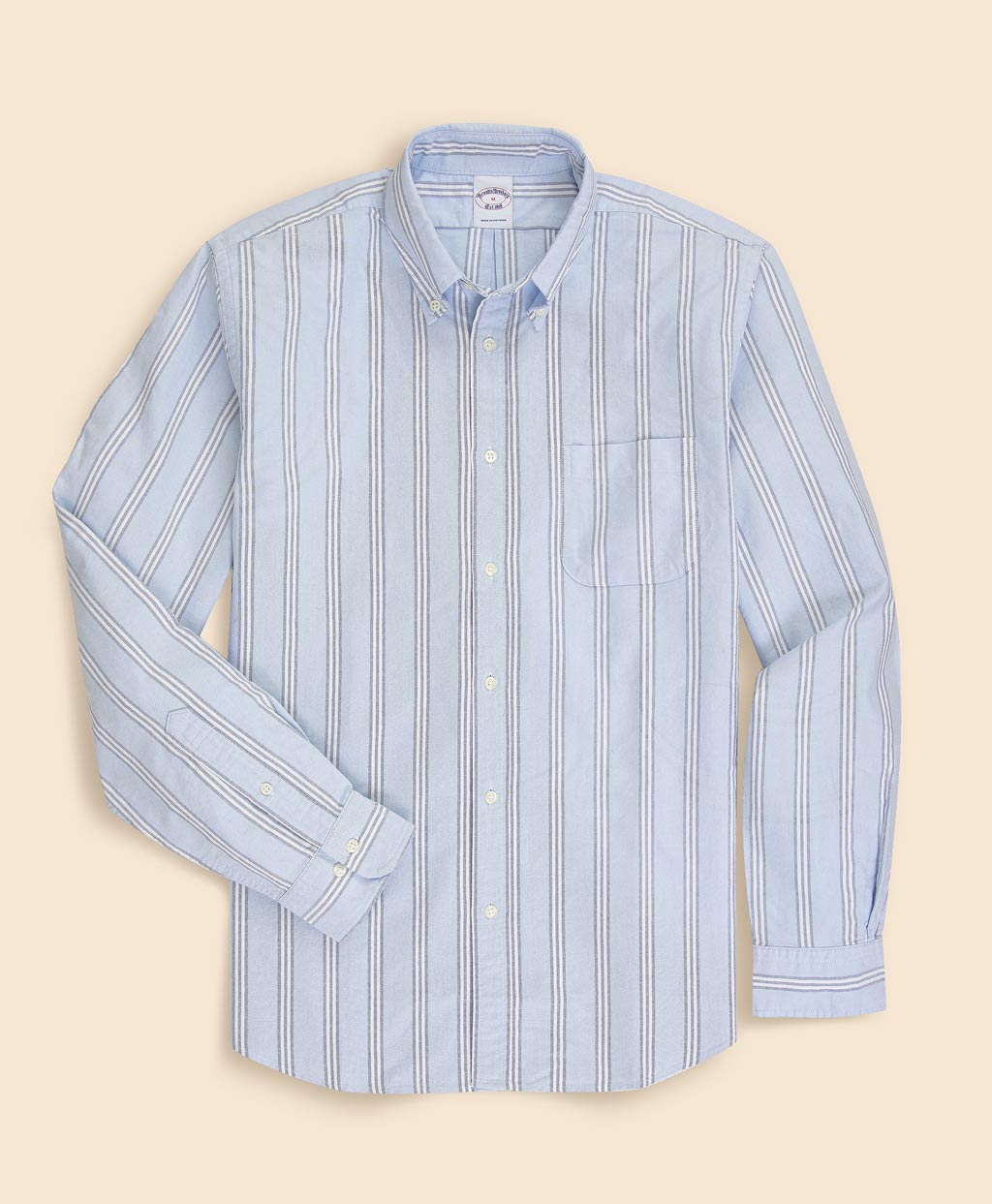 コットンオックスフォード ストライプ フライデーシャツ | Brooks