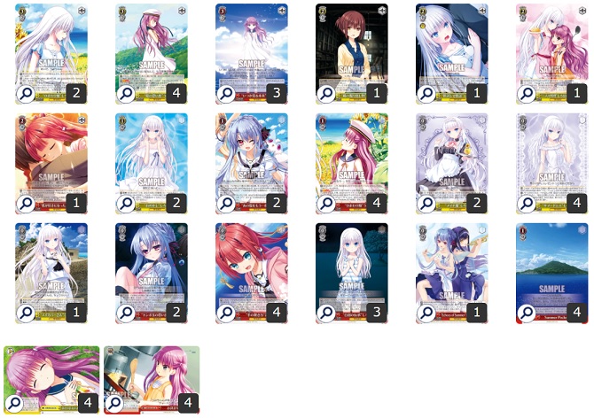 ヴァイス】『Summer Pockets REFLECTION BLUE』を使ったデッキレシピ