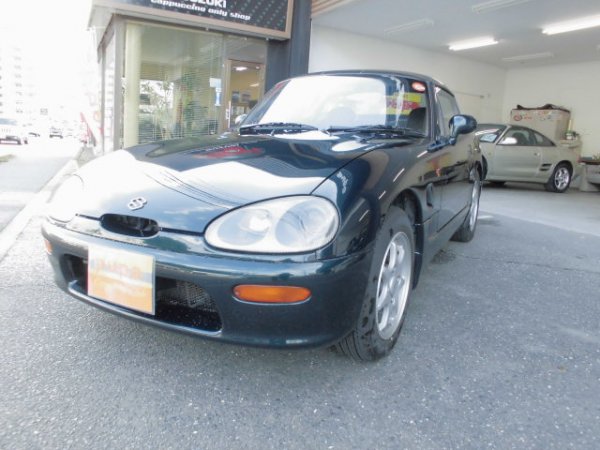 ズズキカプチーノH7年 EA11R2型 ダーククラシックジェイドパール5MT