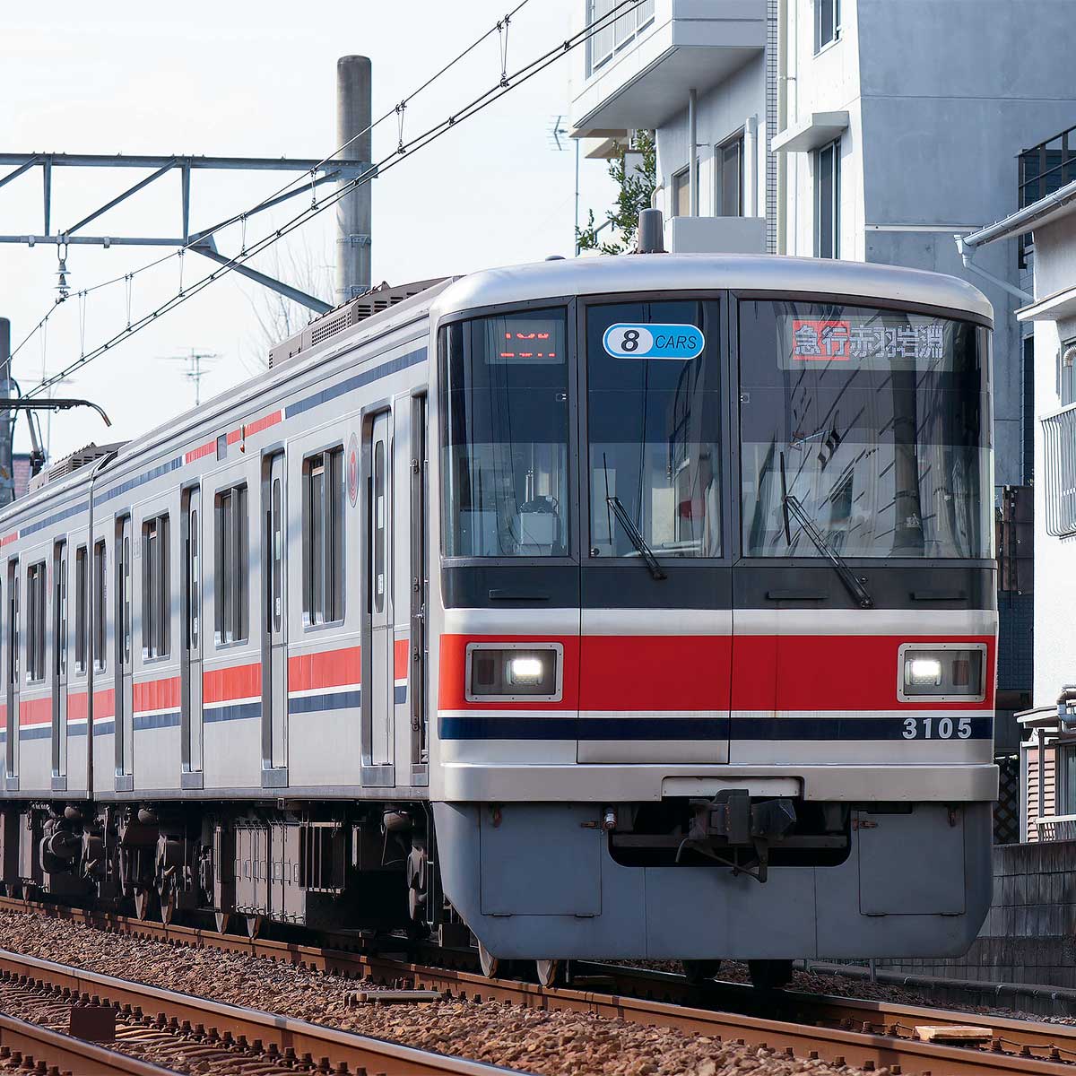 18709＞東急電鉄3000系／3020系／5080系対応 行先表示ステッカー