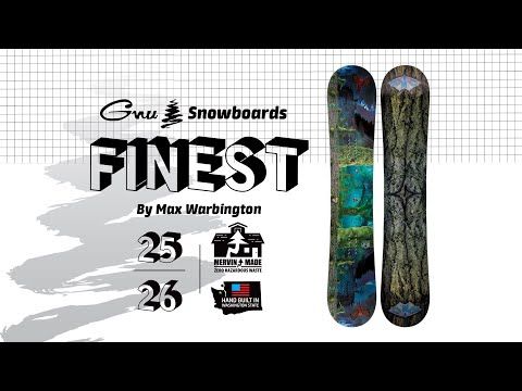 GNU Finest Snowboard | GNU Snowboards 2025-2026