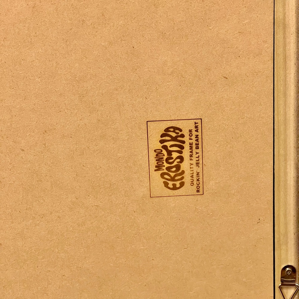 DEADLY KUNG-FU GIRL Silk Screen Print Poster & Frame シルク