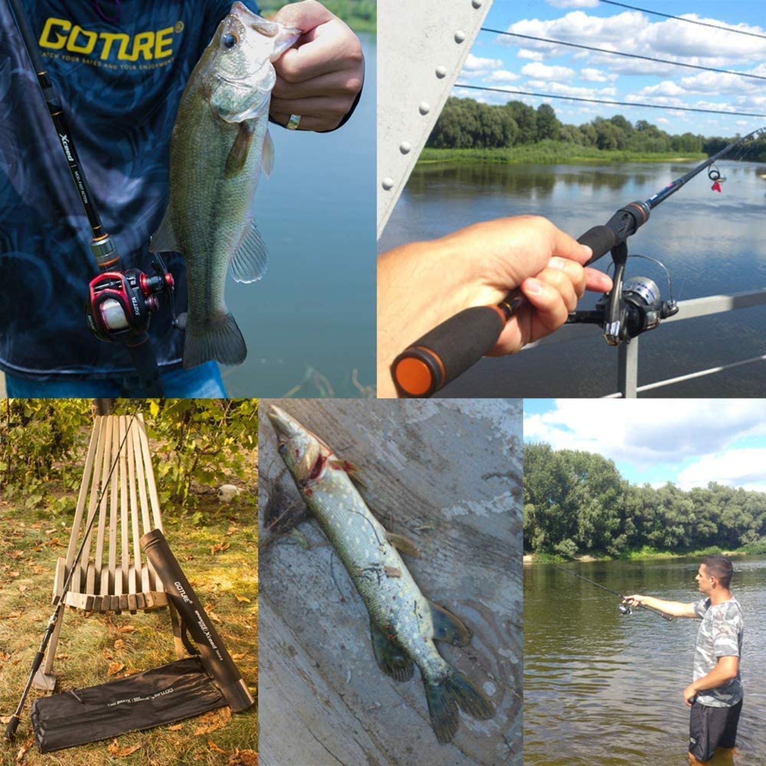 Goture(ゴチュール) Xceedシリーズ コンパクト シーバスロッド Fuji製