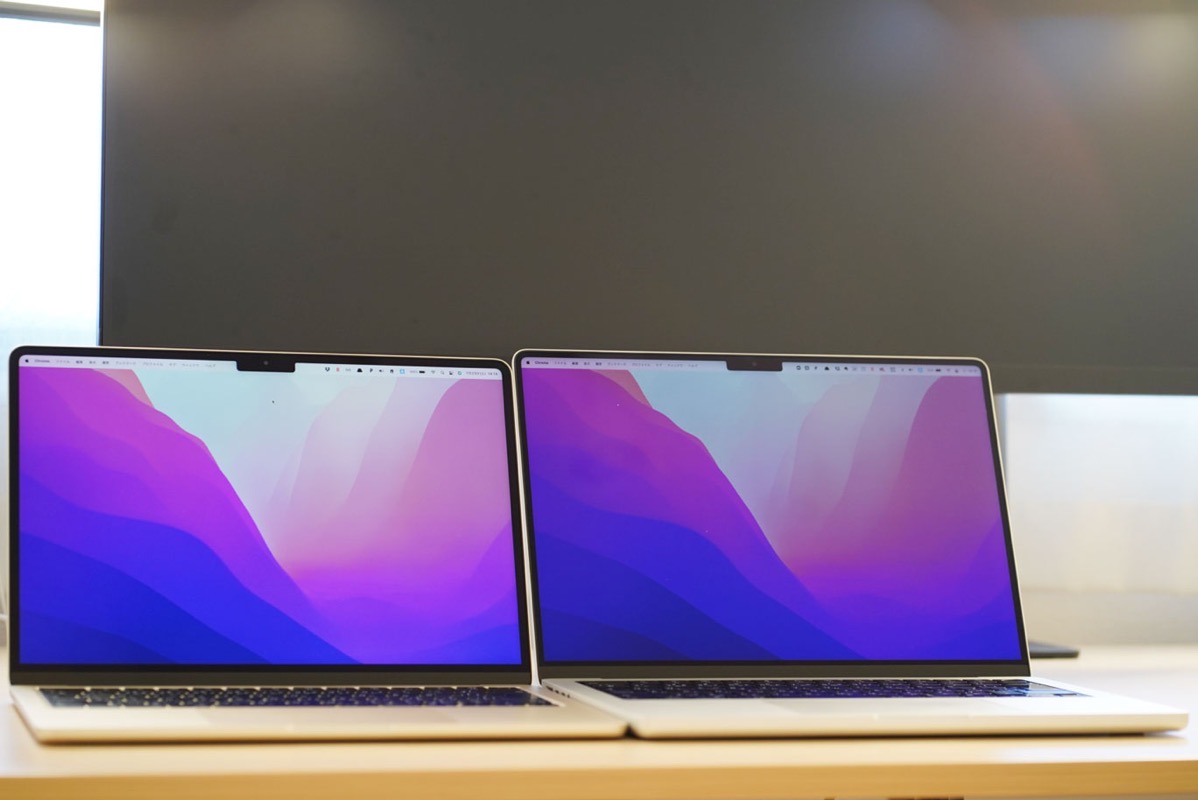 M2チップMacBook Air(2022)とM1ProチップMacBook Pro(2021)のどちらを