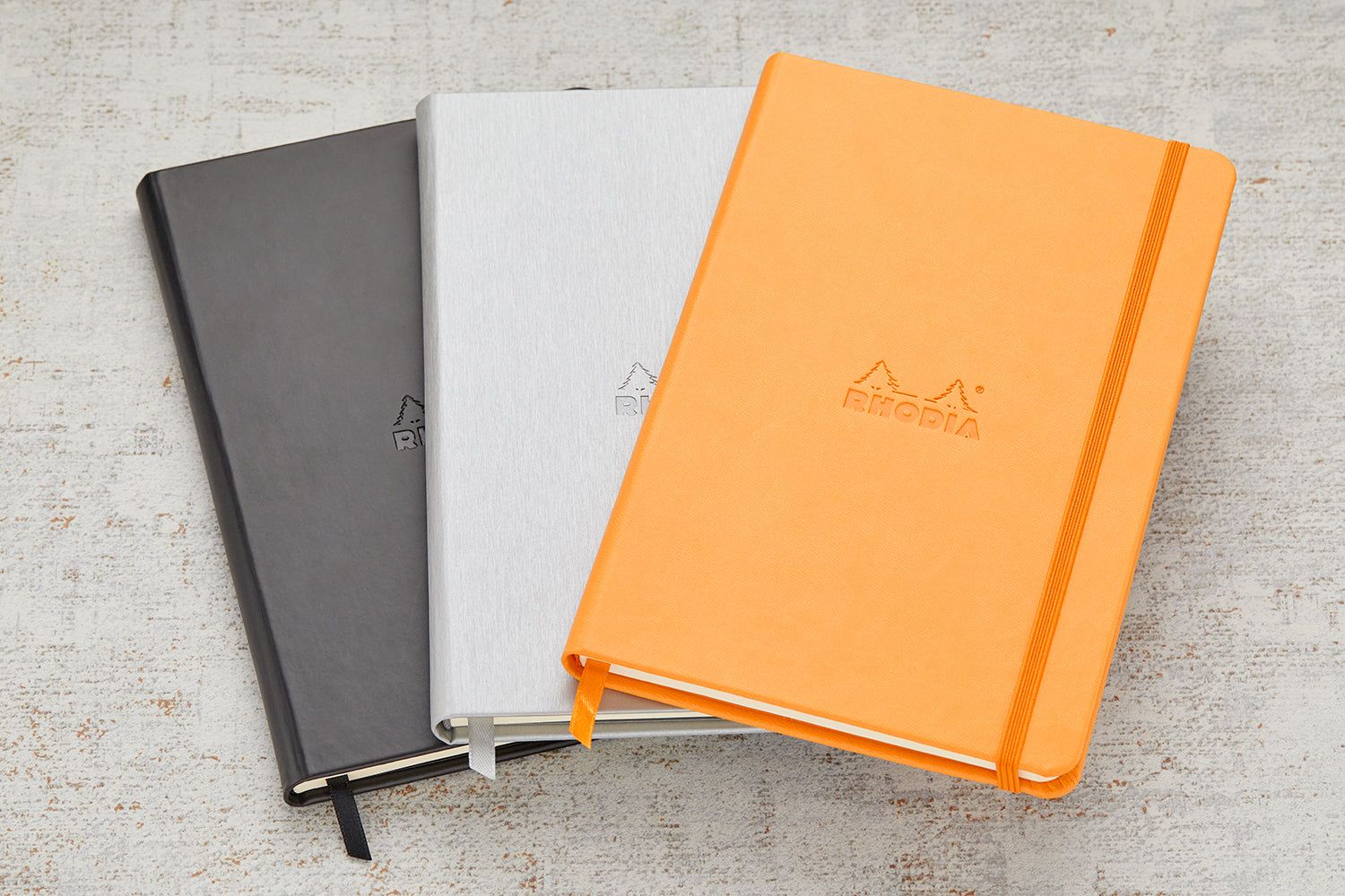 Rhodia A5 Webnotebook - Black, Lined - The Goulet Pen Company