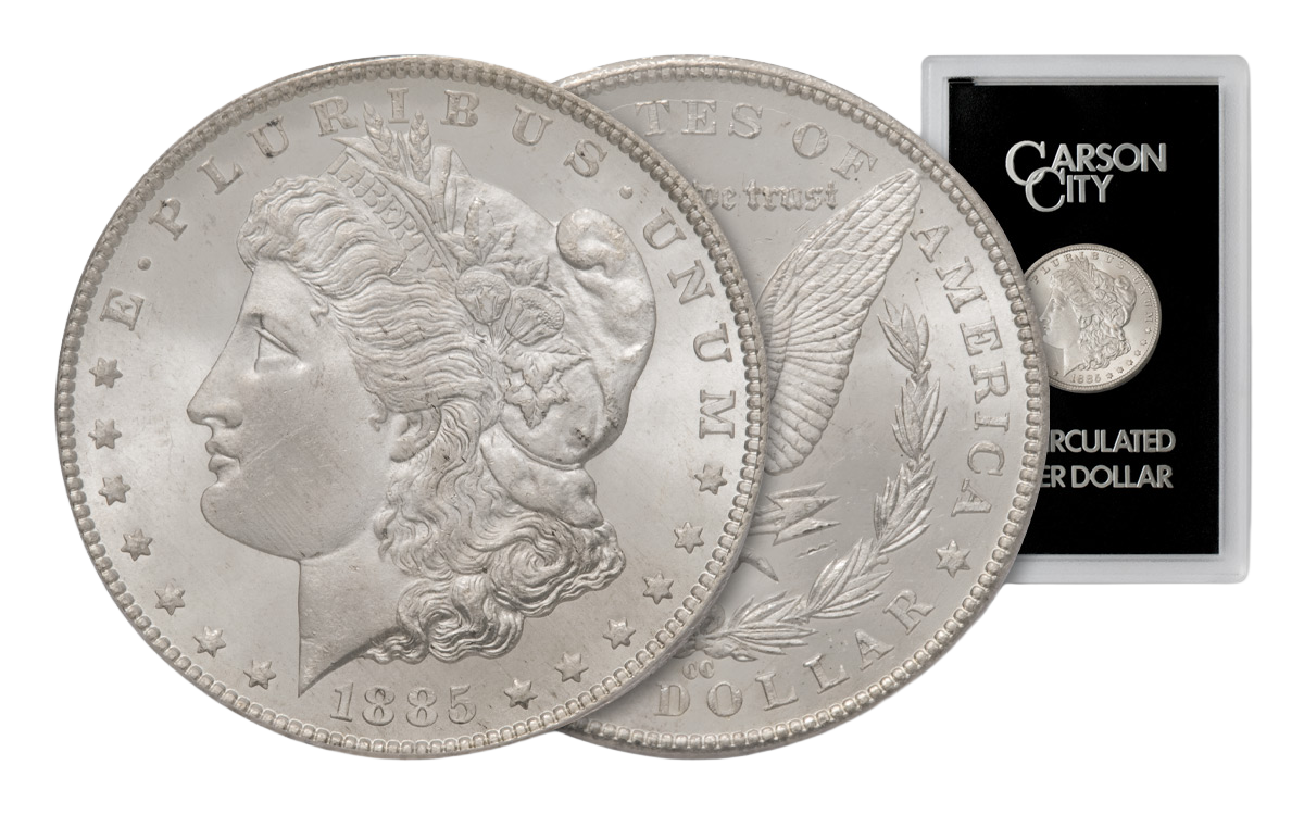 1885-CC Morgan Silver Dollar XF | GovMint