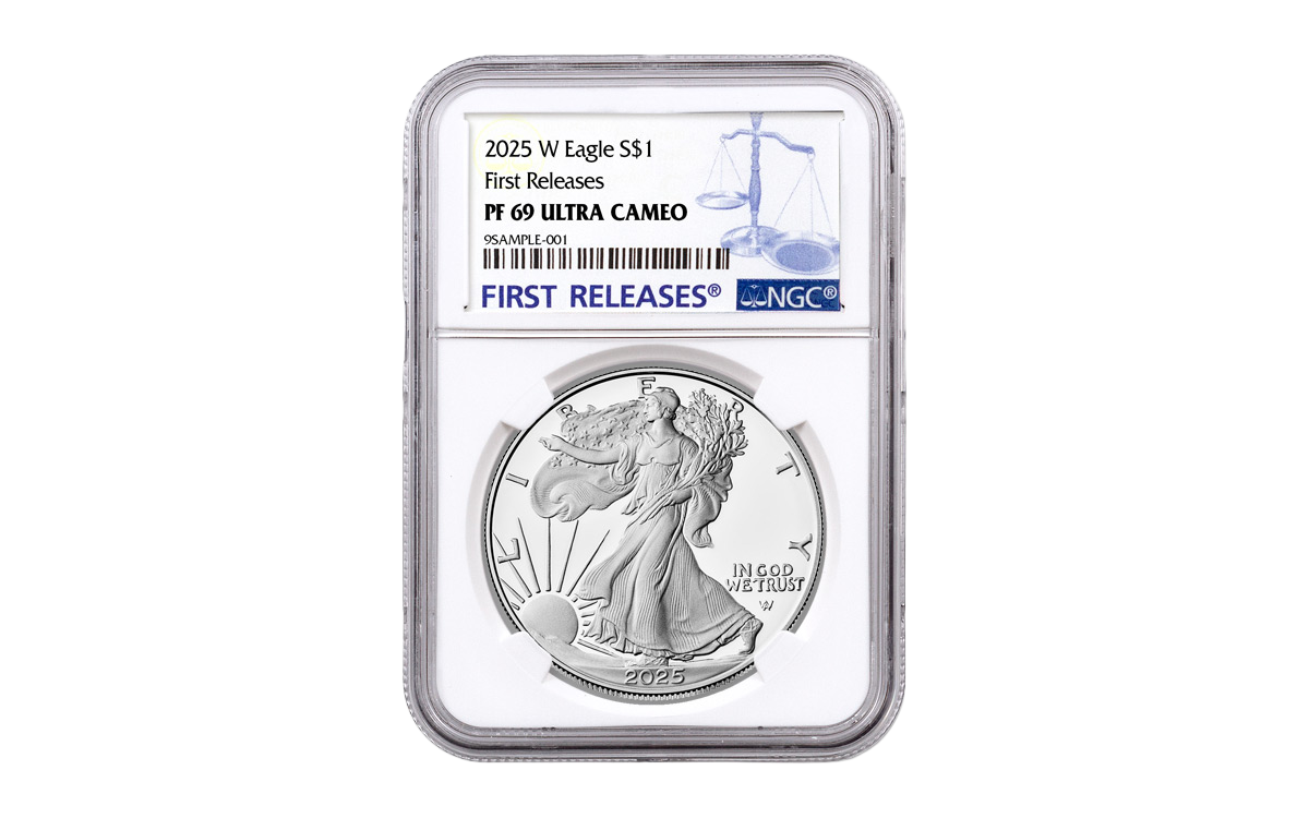 2025 $1 1-oz Silver Eagle NGC MS70 FR | GOVMINT