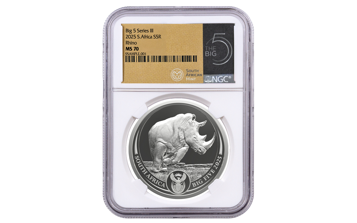 2019 South Korea 1-oz Silver Tiger Medal NGC MS70 w/South Korea