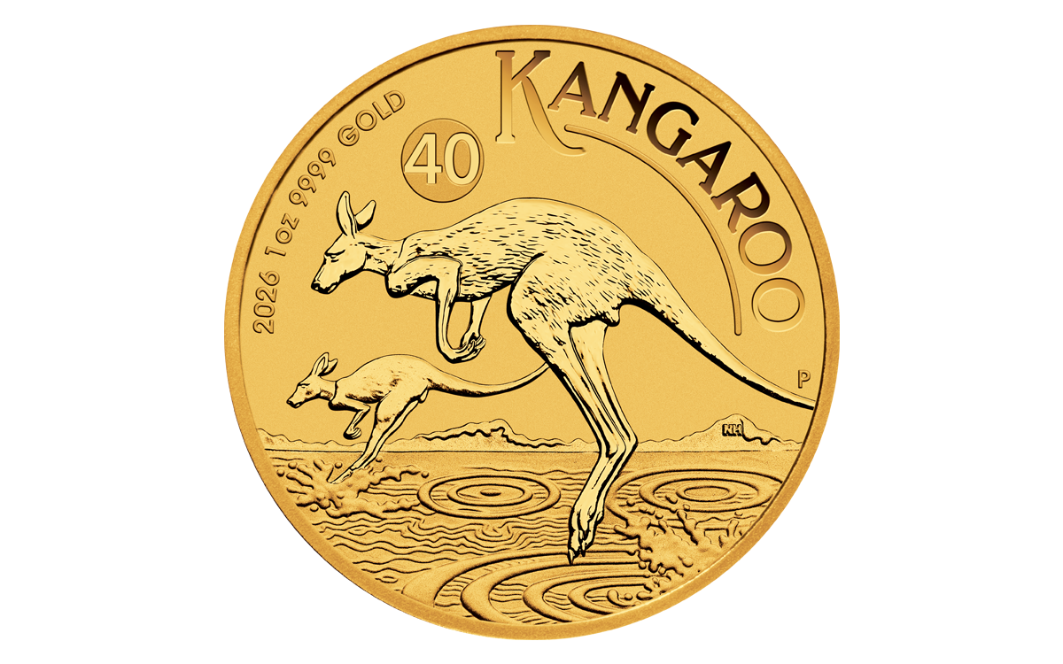 2023 Australia $100 1-oz Gold Kangaroo BU | govmint.com
