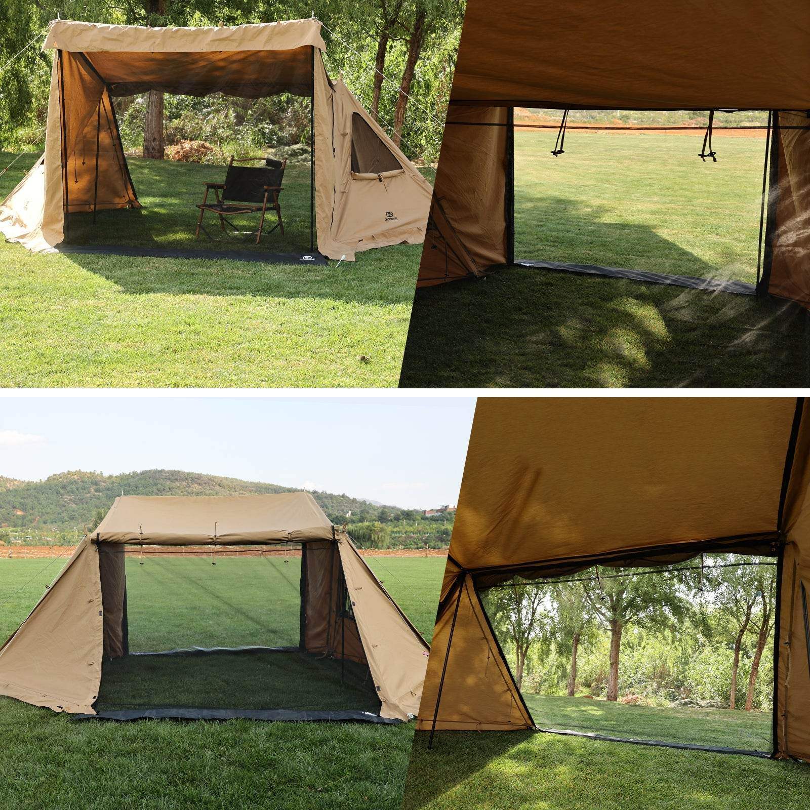 タイムセール中】GOGlamping G・G PUP 2.0パップテント専用メッシュ幕