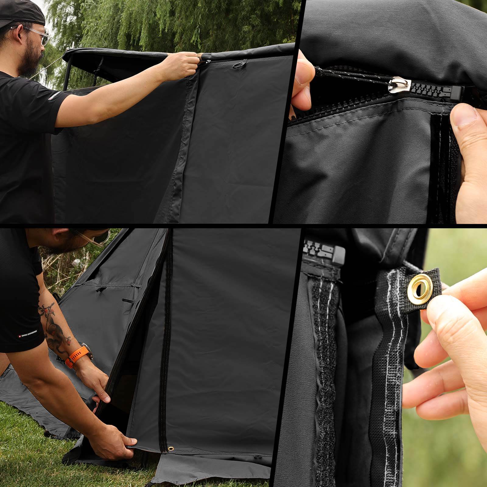 タイムセール中】GOGlamping G・G PUP 2.0パップテント専用TC前幕