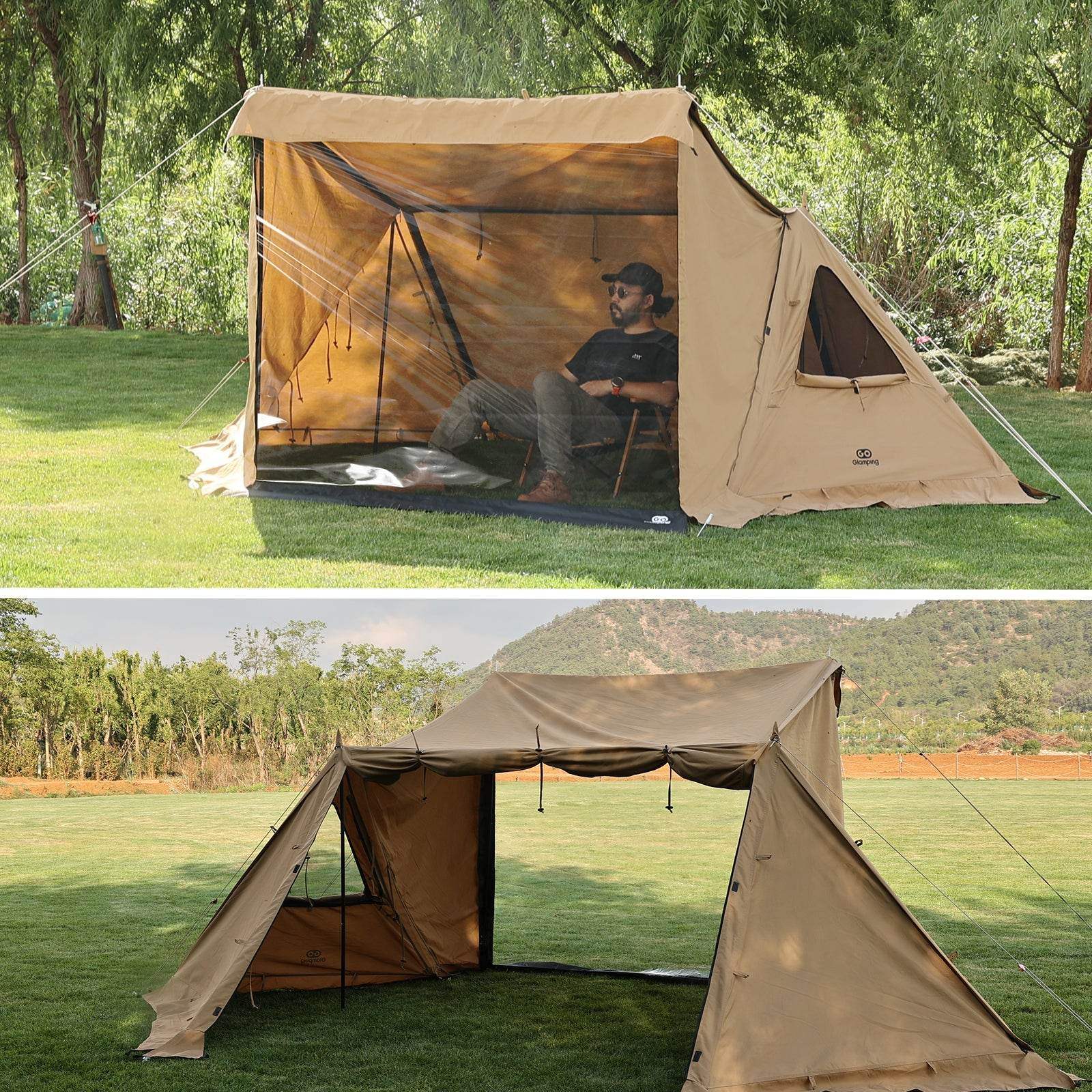 タイムセール中】GOGlamping G・G PUP 2.0パップテント専用TPU前幕