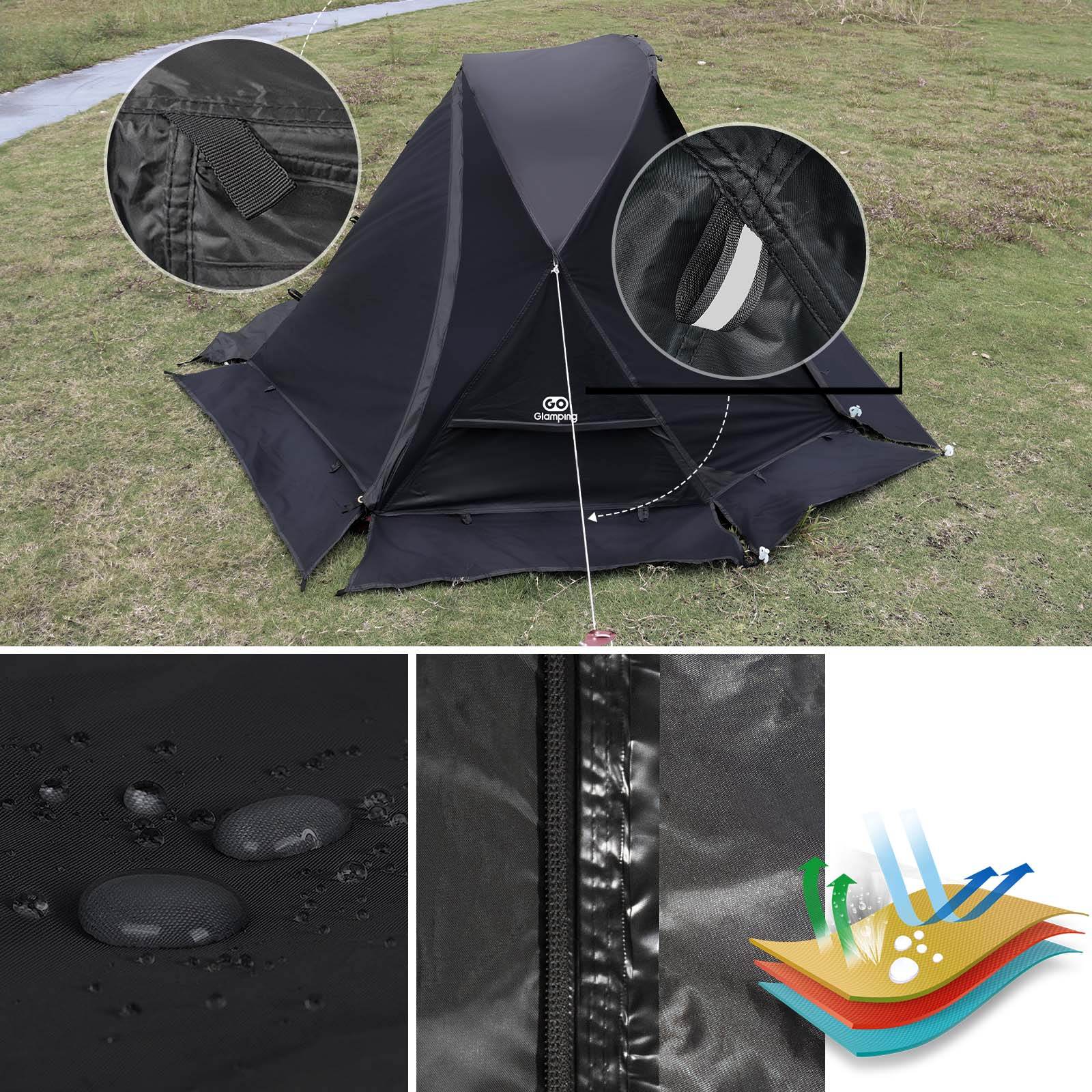 タイムセール中】GOGlamping SKY EYE 自立式テントTC