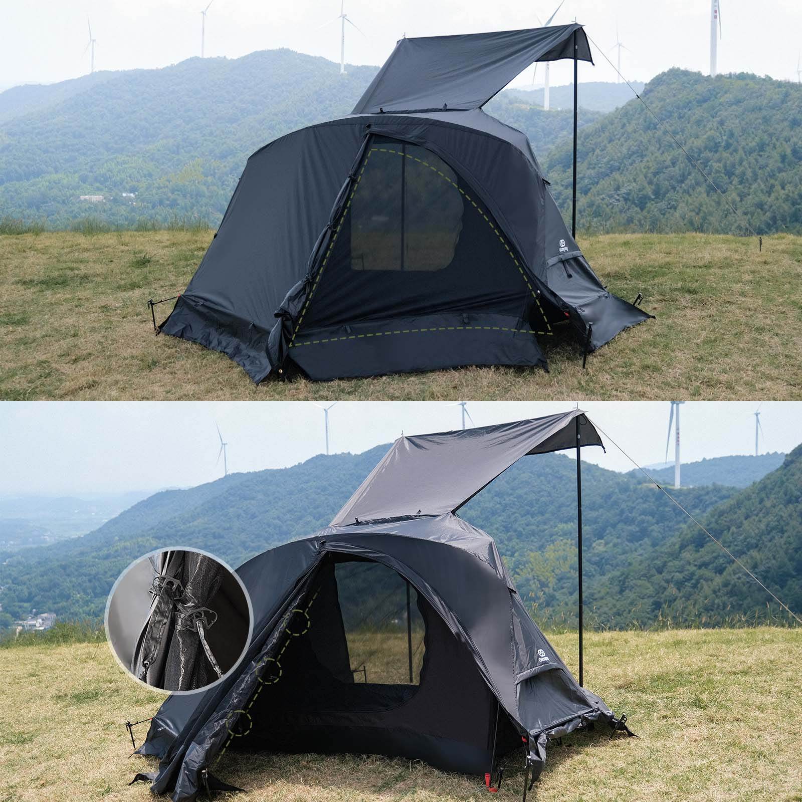 タイムセール中】GOGlamping SKY EYE 自立式テントTC