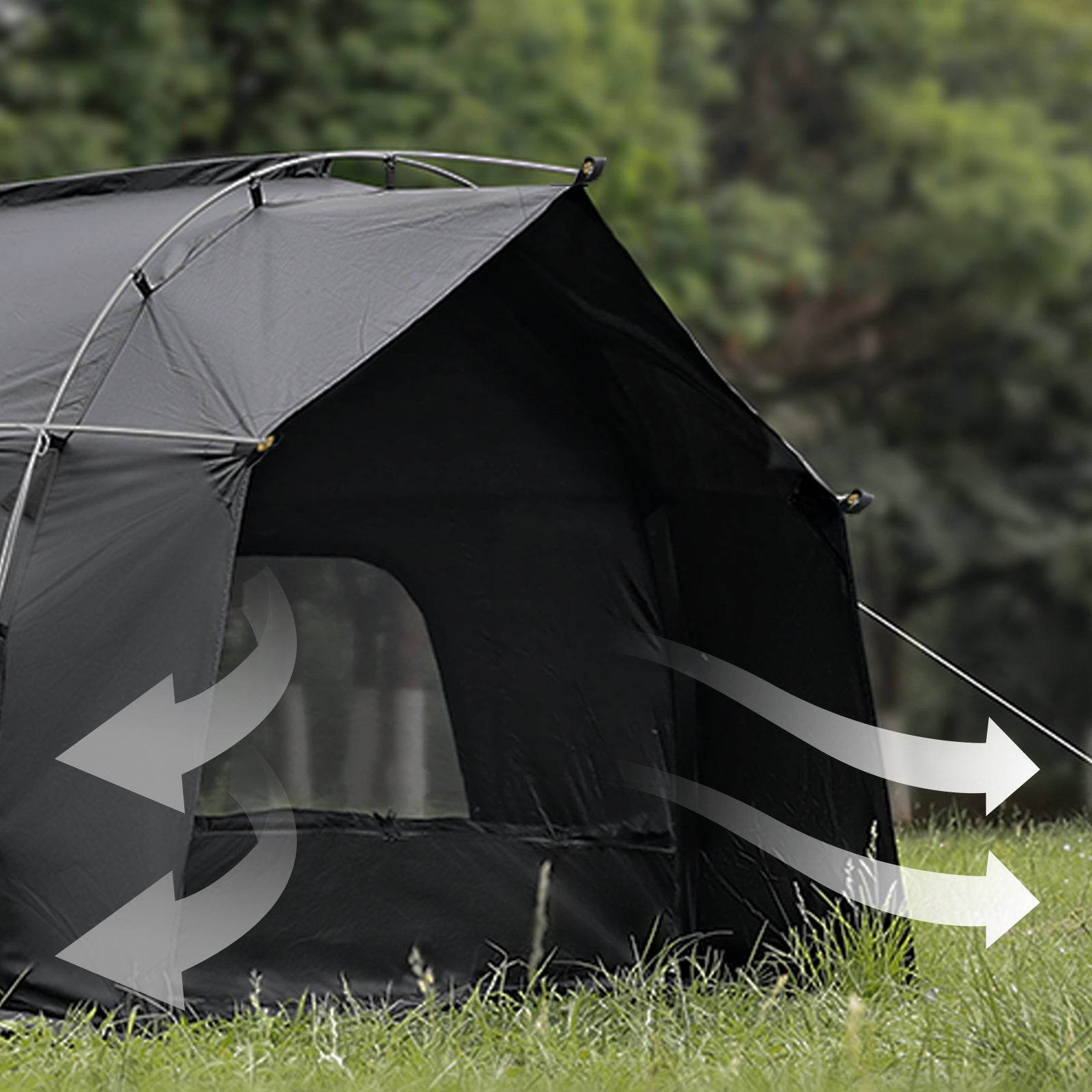 タイムセール中】GOGlamping カヌー自立式トンネルテント