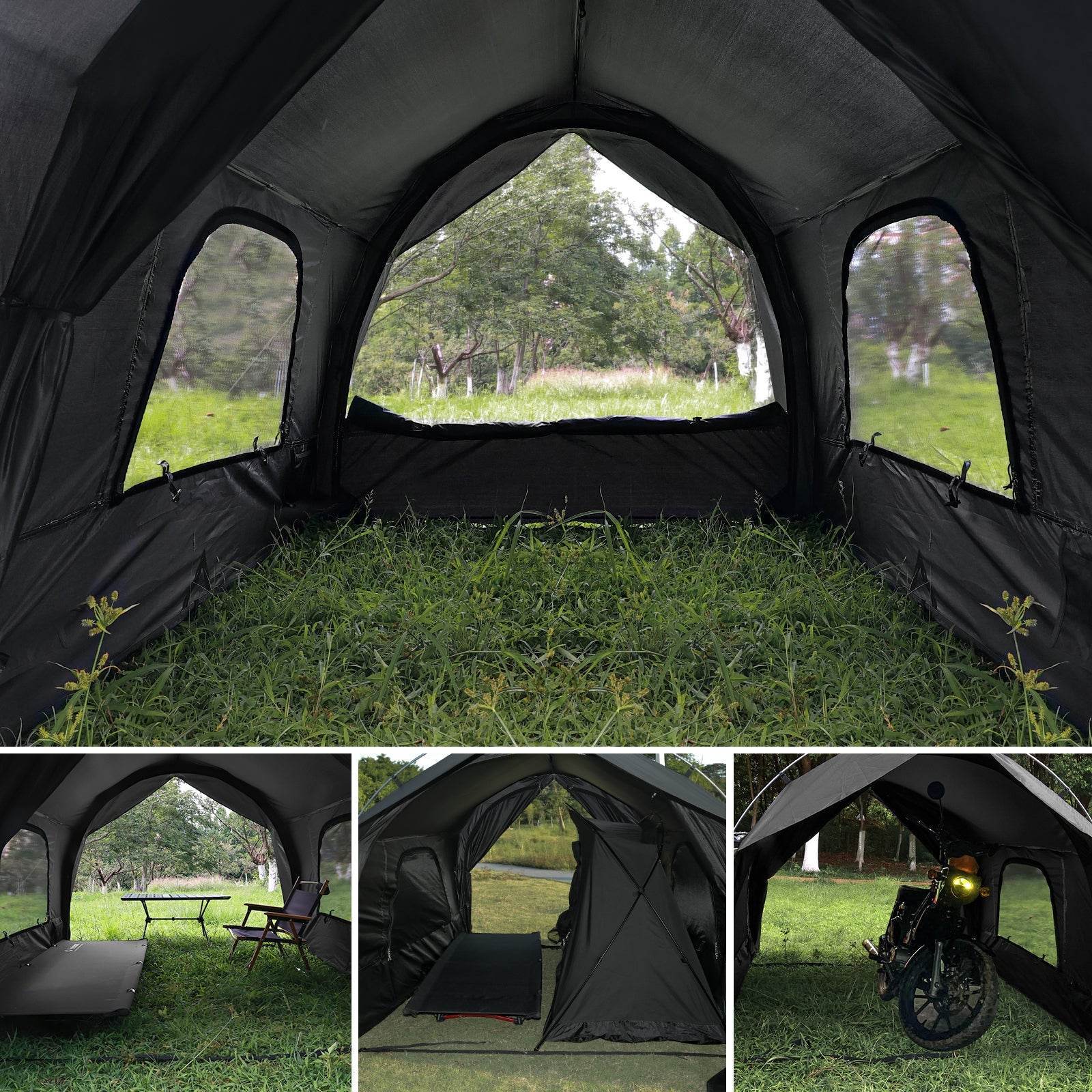 タイムセール中】GOGlamping カヌー自立式トンネルテント