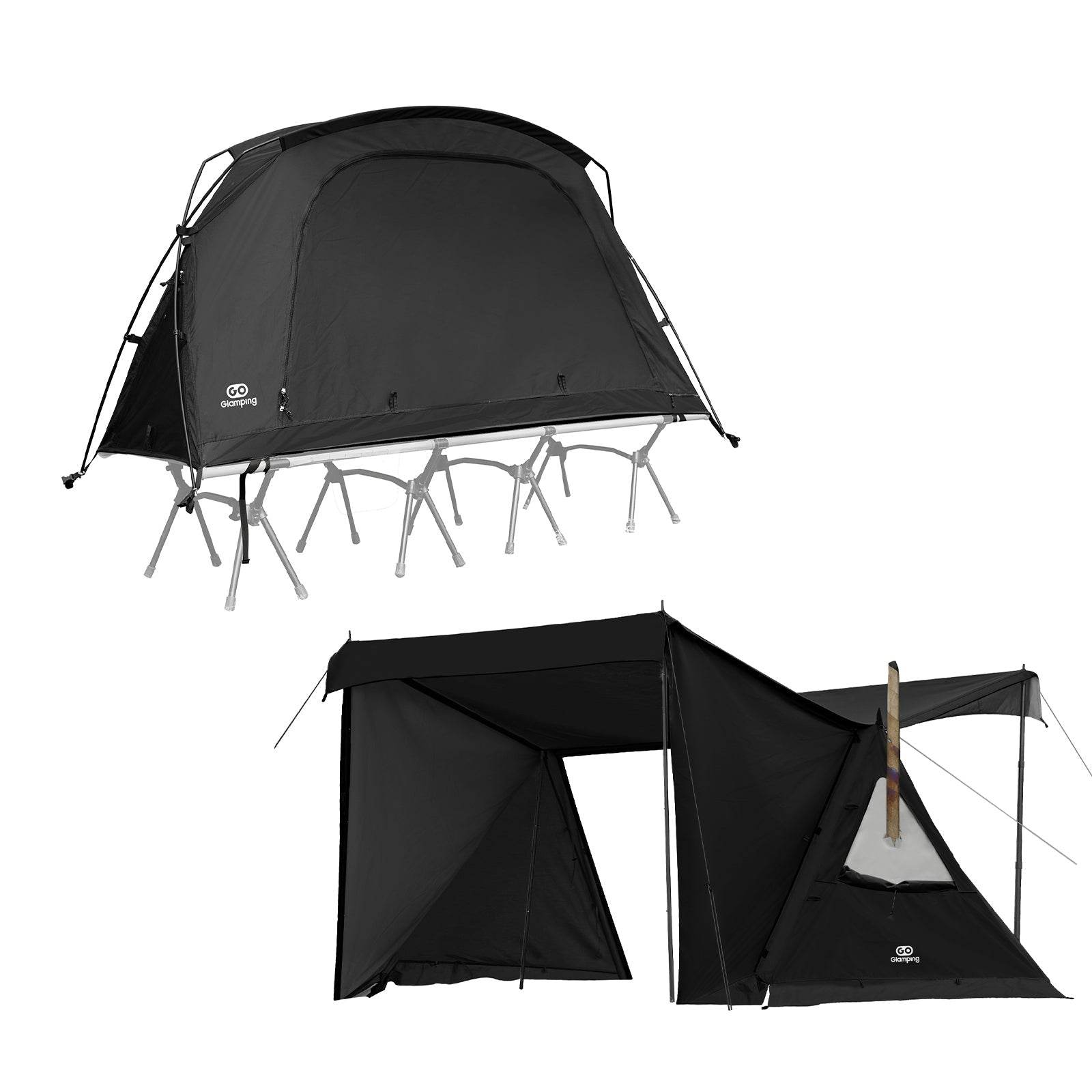 GOGlamping SKY EYE CT 自立式 コットテント TC & フライシート[テント