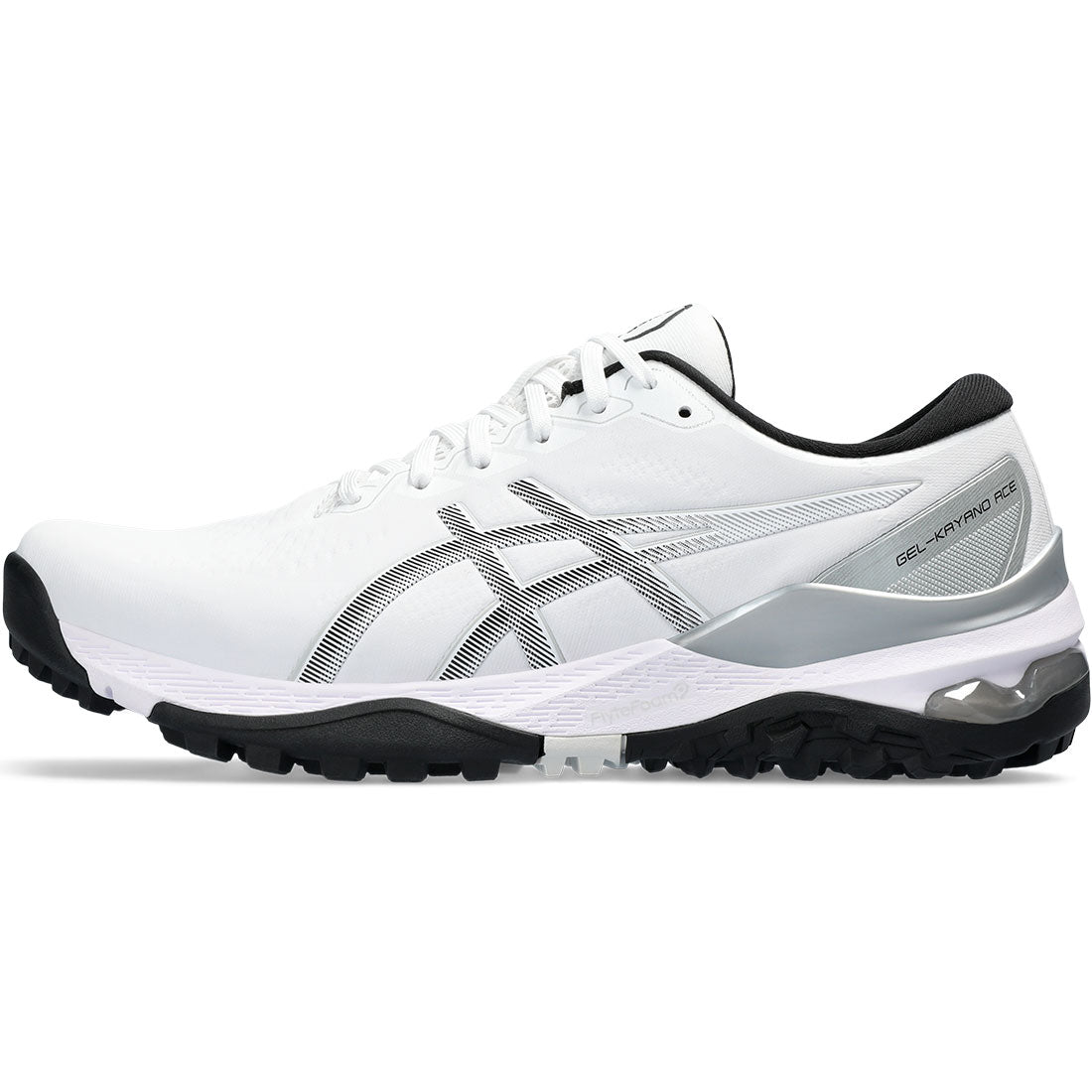 Asics Gel-Kayano Ace 2 Golf Shoes White/Black – Golf Discount