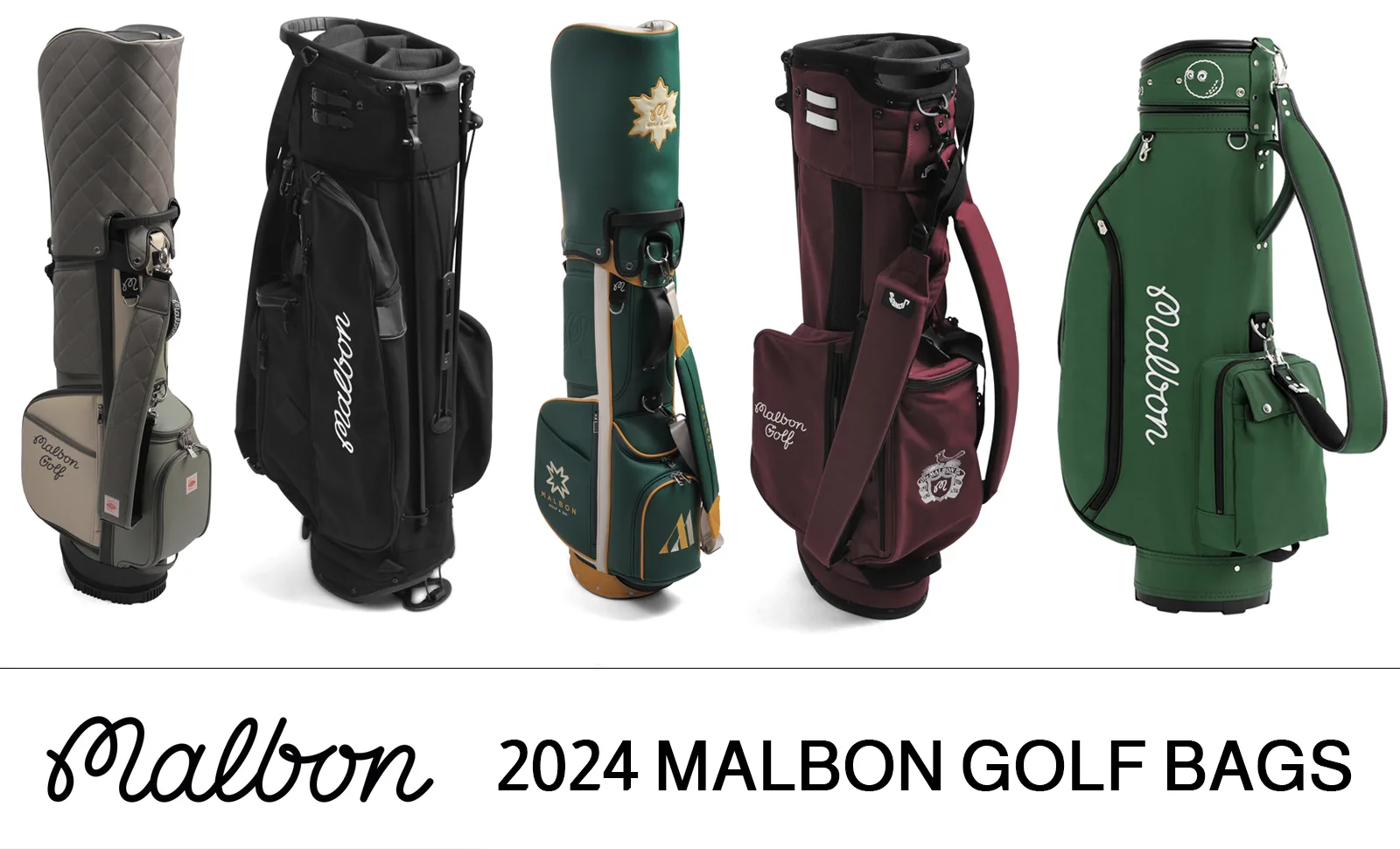 New 2024 Malbon Golf Bags - GolfGETUP